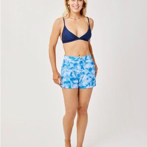 Carve Designs Quick Dry Board Short: Blue Tie Dye: Small